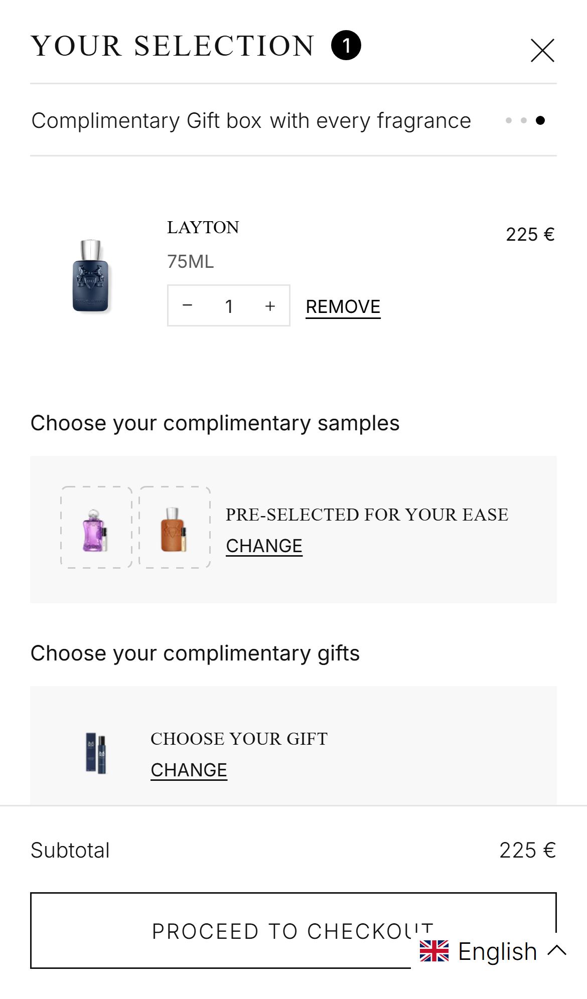 Parfums de Marly — Mobile Cart