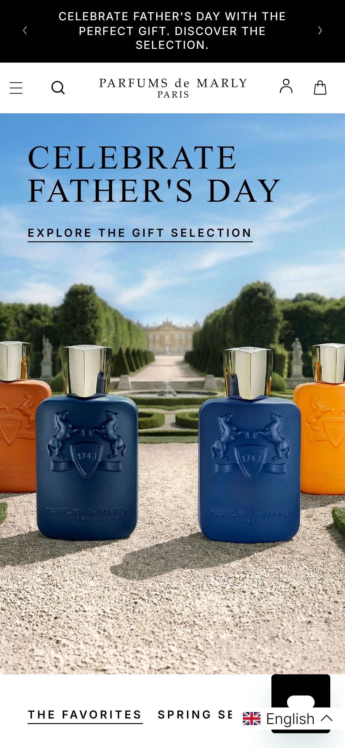 Parfums de Marly — Mobile