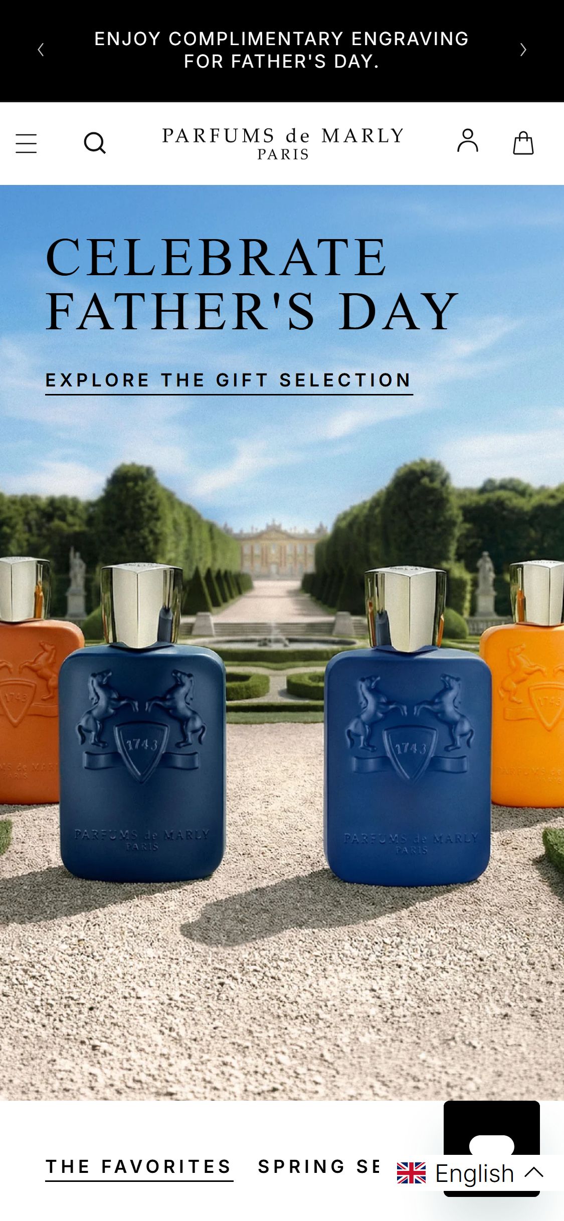 Parfums de Marly — Mobile