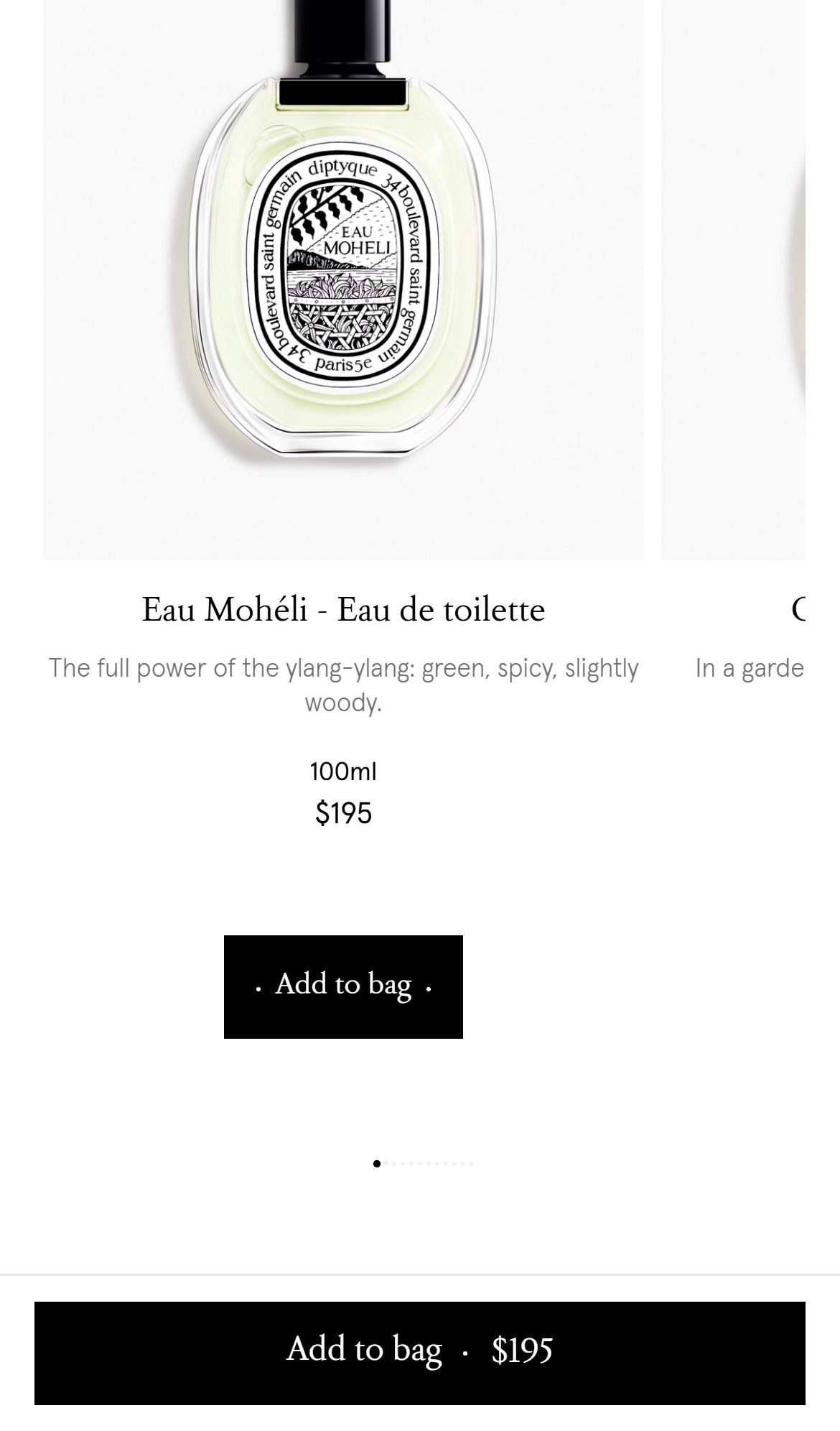 Diptyque — Mobile PDP