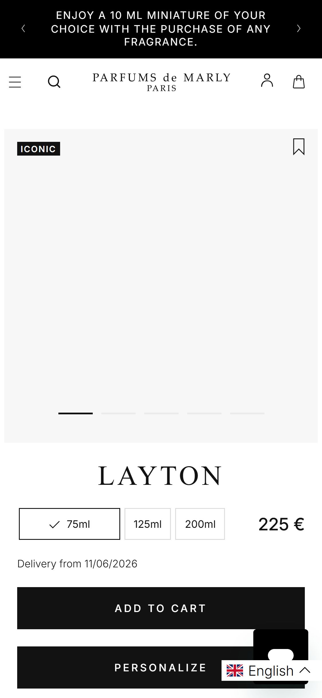 Parfums de Marly — Layton PDP